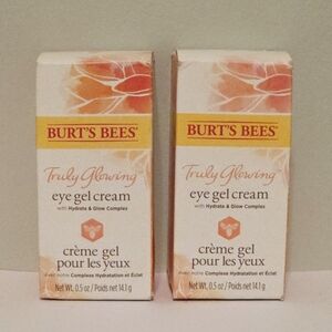 Burt's Bees Truly Glowing Eye Gel Cream With Hydrate & Glow Complex - 2 Units